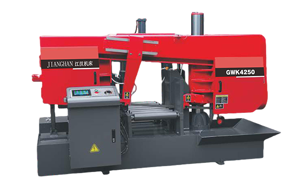 浩口原种场GWK4250卧式带锯床（型材专切）